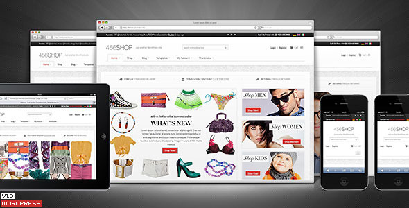 ThemeForest 456Shop eCommerce Wordpress Theme 4187975 ThemeForest 456Shop eCommerce Wordpress Theme 4187975