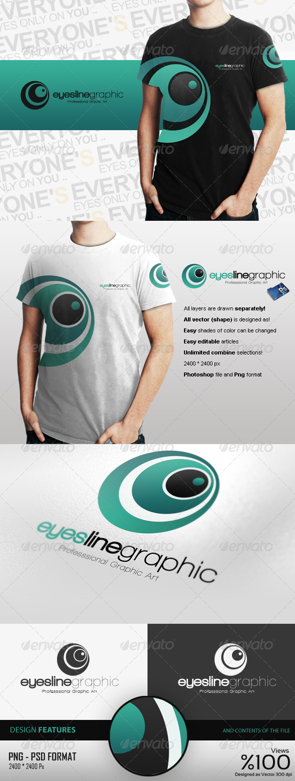GraphicRiver Eyeslins Graphic Logo Design 4199843 GraphicRiver Eyeslins Graphic Logo Design 4199843