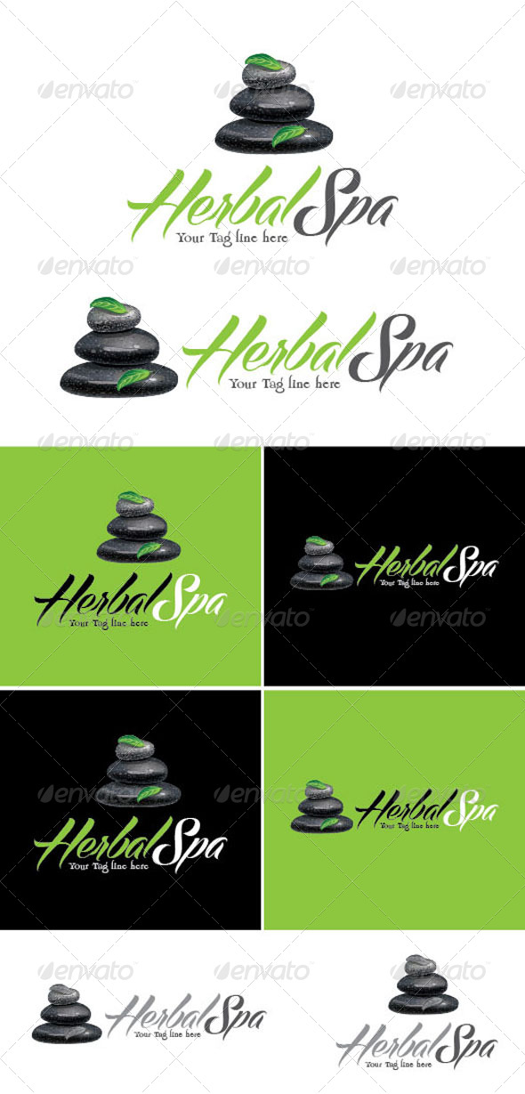 GraphicRiver Herbal Spa Logo Template 4206478 GraphicRiver Herbal Spa Logo Template 4206478