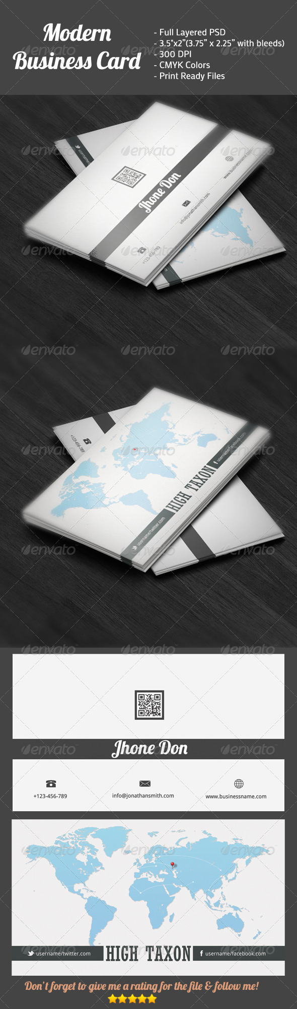 GraphicRiver Modern Business Card 4208456 GraphicRiver Modern Business Card 4208456