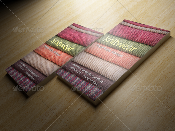 Knitwear Business Card Design - Business Cards Print Templates