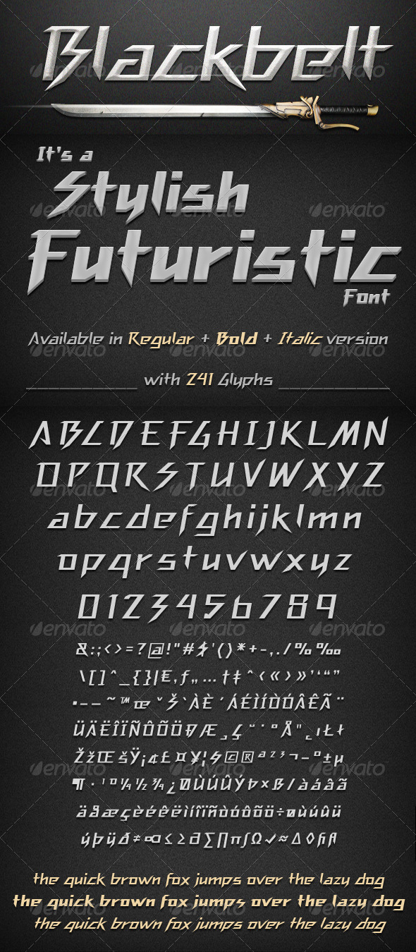 GraphicRiver Blackbelt Font 4217981 GraphicRiver Blackbelt Font 4217981