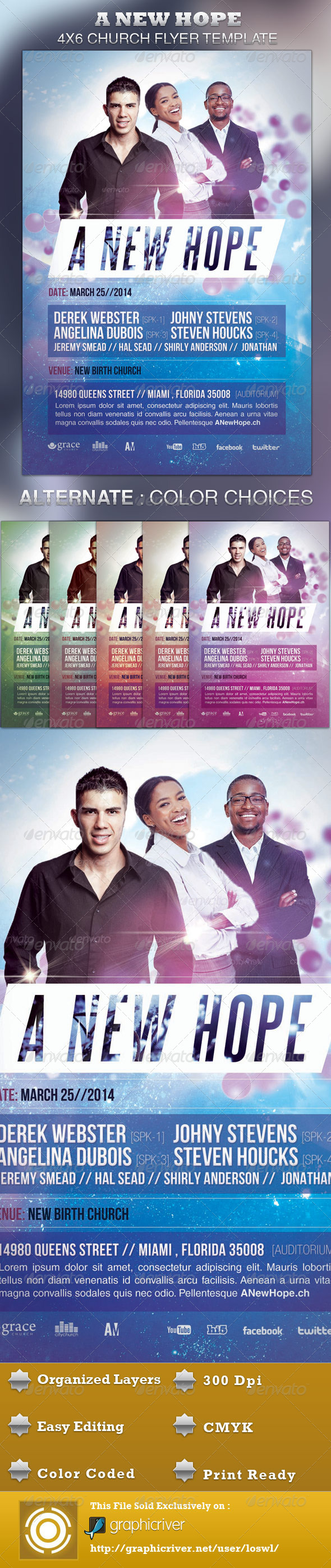 GraphicRiver A New Hope Church Flyer Template 4229022 GraphicRiver A New Hope Church Flyer Template 4229022