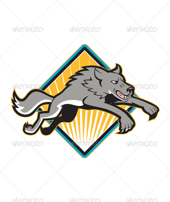 GraphicRiver Gray Wolf Jumping Attacking 4243595 GraphicRiver Gray Wolf Jumping Attacking 4243595