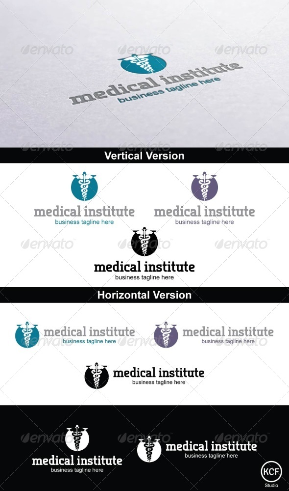 GraphicRiver Medical Institute Logo Design 4140103 GraphicRiver Medical Institute Logo Design 4140103