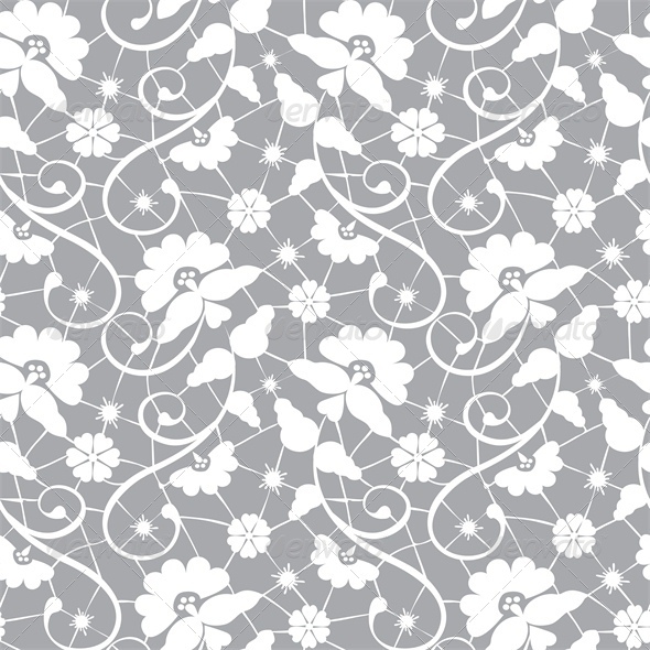 GraphicRiver Seamless Lace Pattern on Grey Background 4245843 GraphicRiver Seamless Lace Pattern on Grey Background 4245843