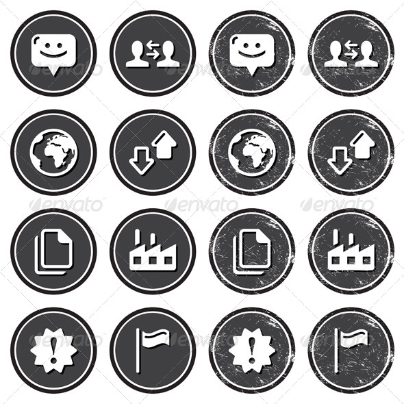 GraphicRiver Web Navigation Icons on Retro Labels Set 4254330 GraphicRiver Web Navigation Icons on Retro Labels Set 4254330