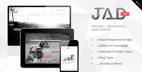 Jad - Creative Wordpress Theme - Creative WordPress