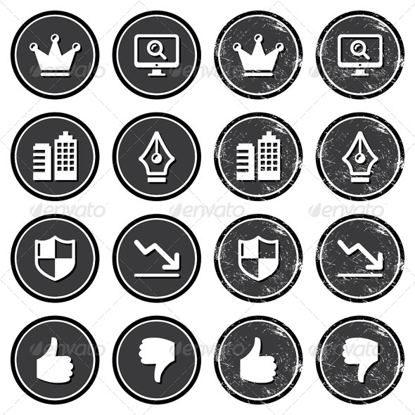 GraphicRiver Web Navigation Icons on Retro Labels Set 4261178 GraphicRiver Web Navigation Icons on Retro Labels Set 4261178