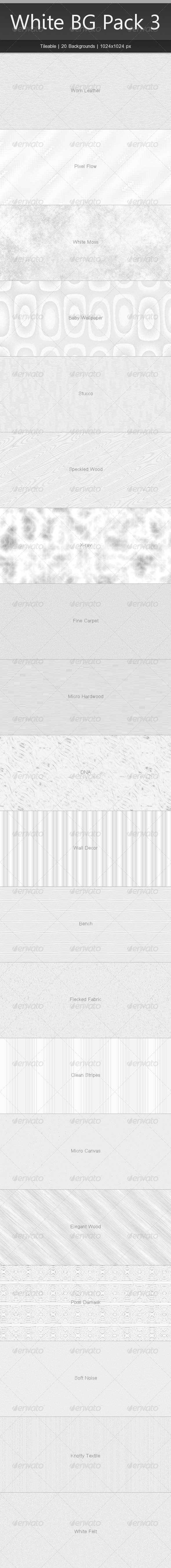 GraphicRiver Tileable White Background Pack 3 4261343 GraphicRiver Tileable White Background Pack 3 4261343