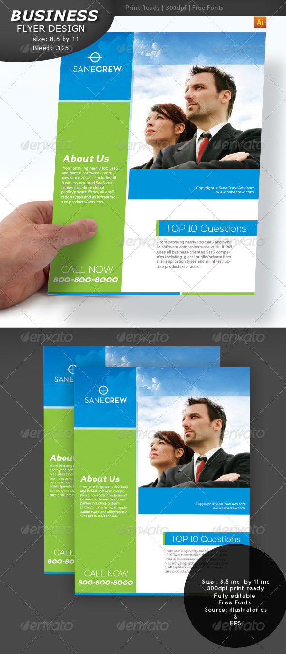 GraphicRiver Business Flyer 4071156 GraphicRiver Business Flyer 4071156