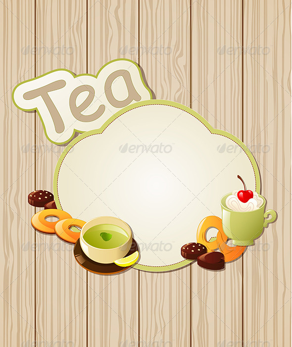 GraphicRiver Tea Label 4262289 GraphicRiver Tea Label 4262289