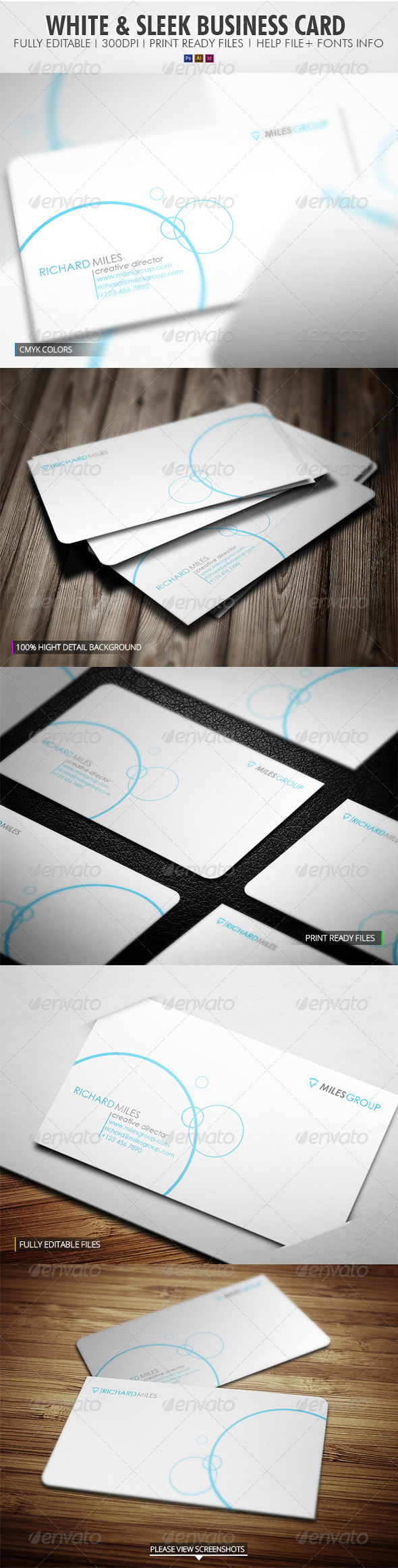 GraphicRiver White Sleek Business Card 4062861 GraphicRiver White Sleek Business Card 4062861