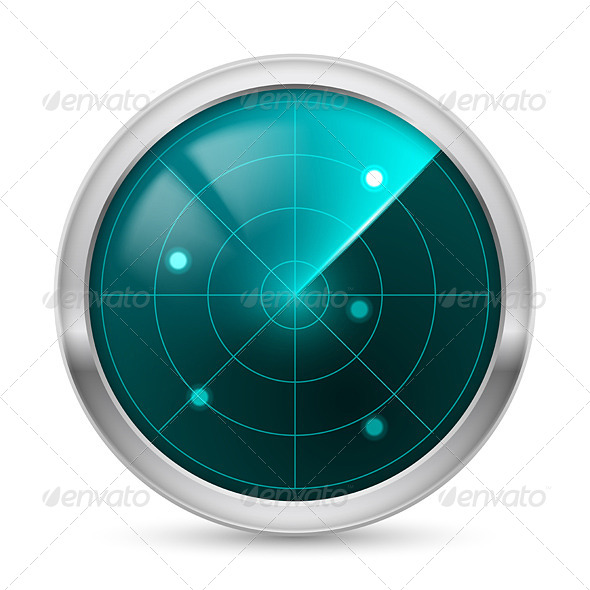 GraphicRiver Radar Icon 4263582 GraphicRiver Radar Icon 4263582