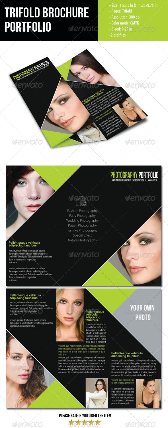GraphicRiver Portfolio Trifold Brochure for Photographer 4068722 GraphicRiver Portfolio Trifold Brochure for Photographer 4068722