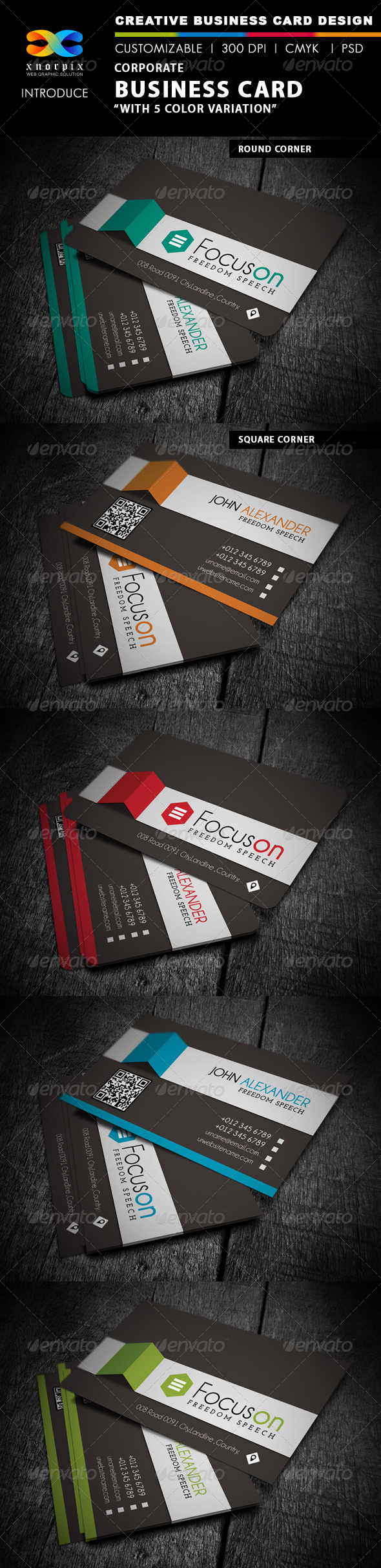 GraphicRiver Corporate Business Card 4265346 GraphicRiver Corporate Business Card 4265346