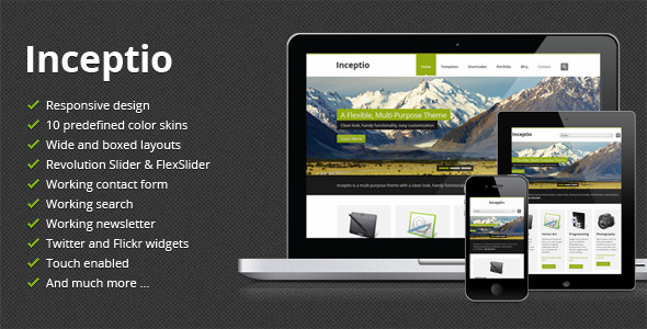 ThemeForest Inceptio Responsive Multi-Purpose HTML Template 4213432 ThemeForest Inceptio Responsive Multi-Purpose HTML Template 4213432