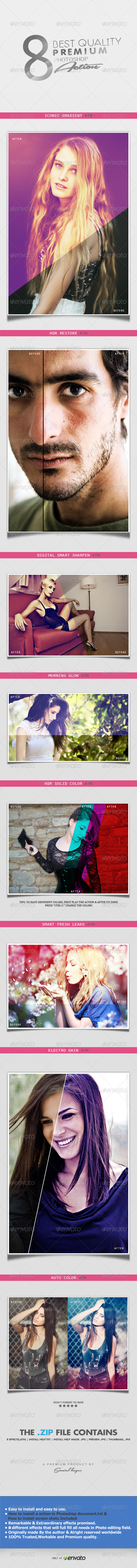 GraphicRiver 8 Best Quality Premium Photoshop Action 4276179 GraphicRiver 8 Best Quality Premium Photoshop Action 4276179
