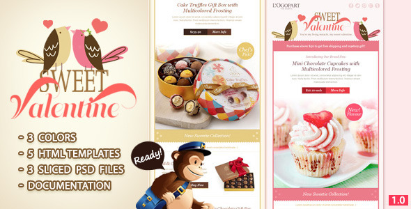 Sweet Valentine - Email Template - Email Templates Marketing