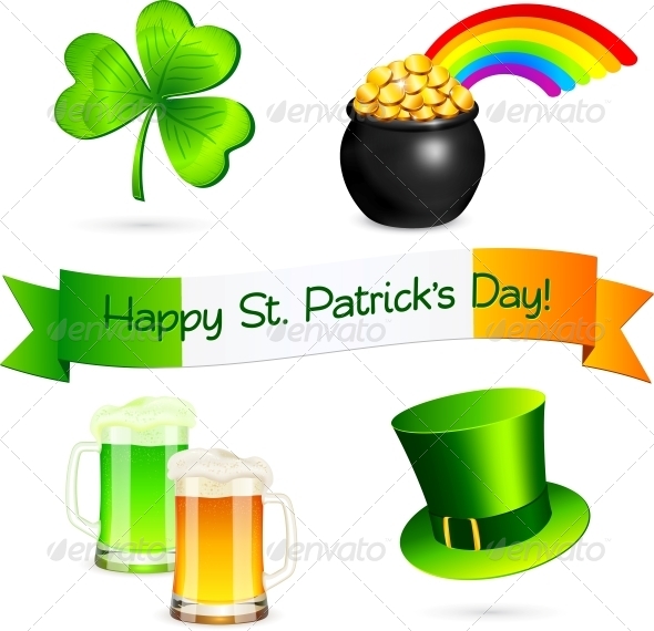GraphicRiver Saint Patrick s Day Design Elements Set 4281689 GraphicRiver Saint Patrick s Day Design Elements Set 4281689