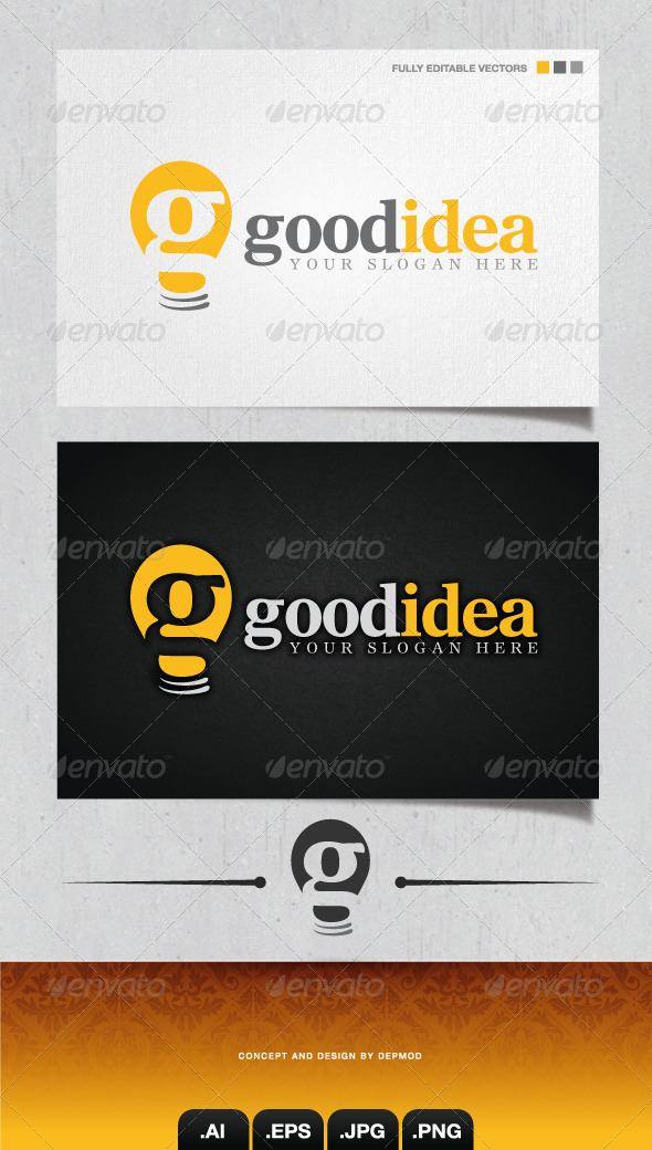 Good Idea Logo - Letters Logo Templates
