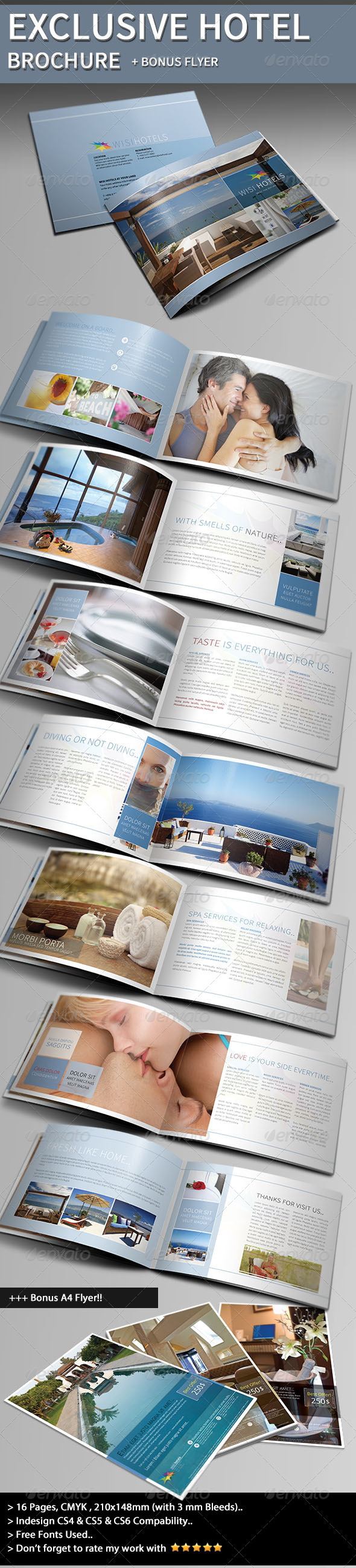 GraphicRiver Exclusive Hotel Brochure 4112571 GraphicRiver Exclusive Hotel Brochure 4112571