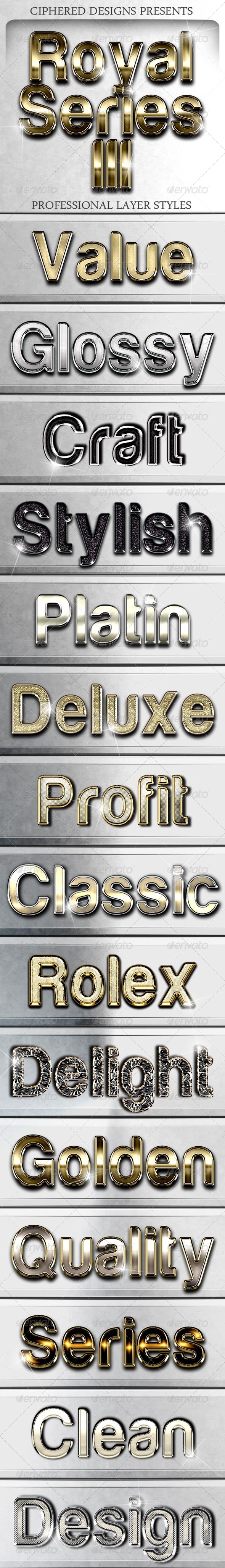 GraphicRiver Royal Series III Professional Layer Styles 4289016 GraphicRiver Royal Series III Professional Layer Styles 4289016