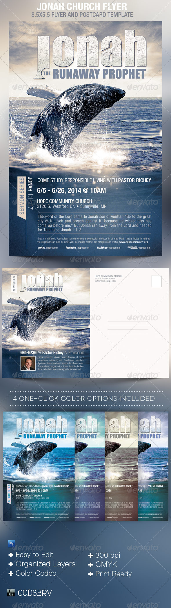 GraphicRiver Jonah Church Flyer Template 4289252 GraphicRiver Jonah Church Flyer Template 4289252