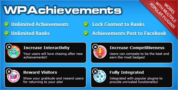 WPAchievements - WordPress Achievements Plugin - CodeCanyon Item for Sale