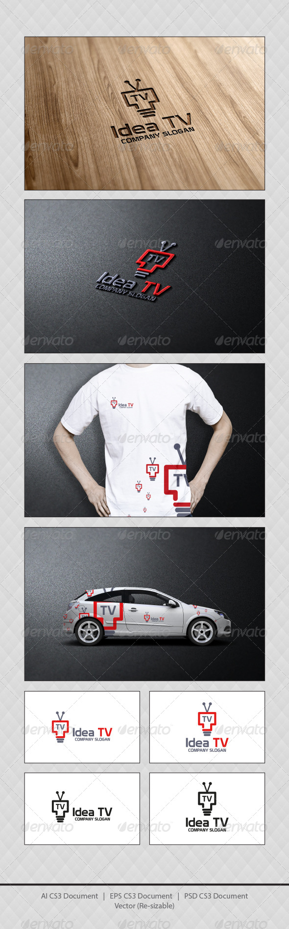 GraphicRiver Idea TV Logo Templates 4182520 GraphicRiver Idea TV Logo Templates 4182520