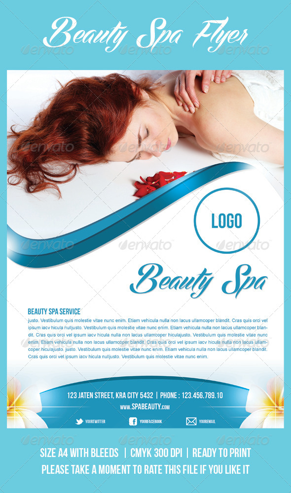 Beauty Spa Flyer - Commerce Flyers
