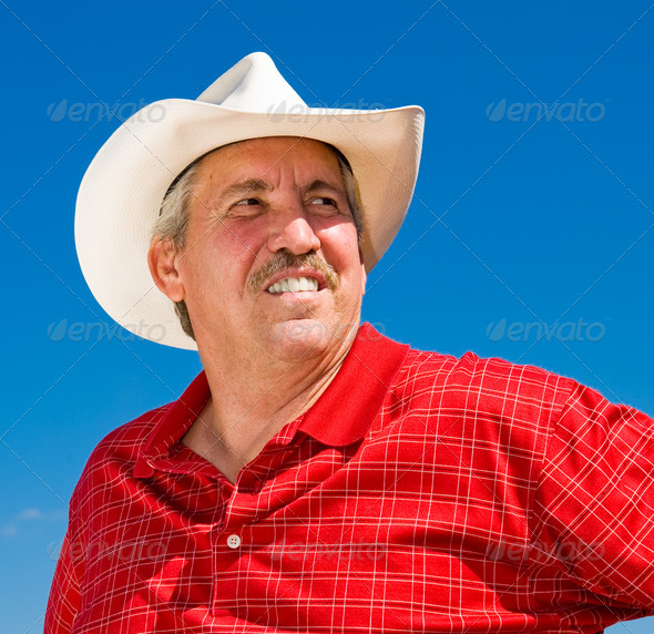 Confident Cowboy - Stock Photo - Images