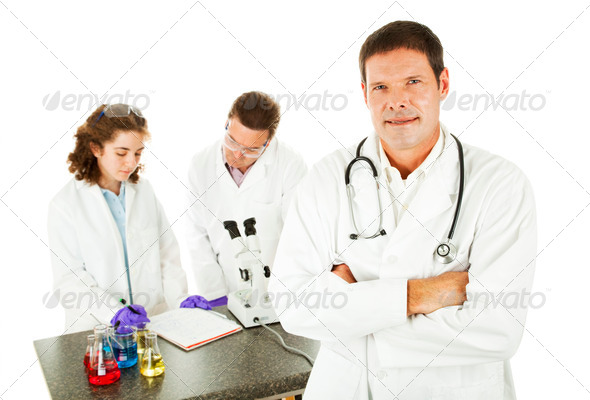 Doctor in Medical Lab - Stock Photo - Images