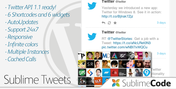 CodeCanyon Sublime Tweets 4301446 CodeCanyon Sublime Tweets 4301446