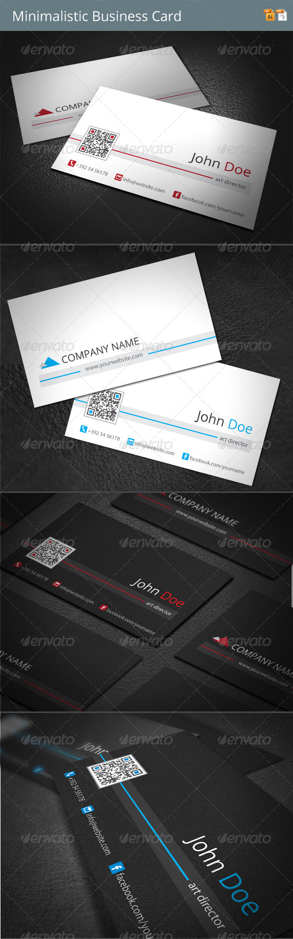 GraphicRiver Minimalistic Business Card 4131858 GraphicRiver Minimalistic Business Card 4131858
