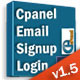 Cpanel Email Signup and Login - CodeCanyon Item for Sale