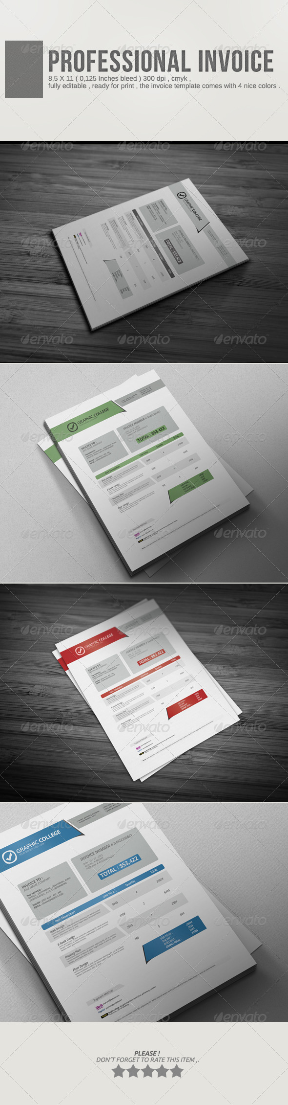 GraphicRiver Professional Invoice Template Vol.2 4304038 GraphicRiver Professional Invoice Template Vol.2 4304038