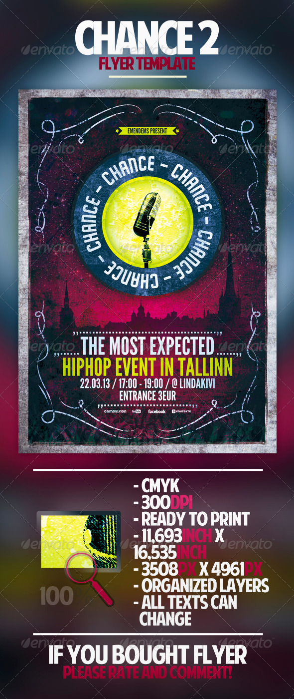 GraphicRiver Chance 2 Flyer Template 4304677 GraphicRiver Chance 2 Flyer Template 4304677