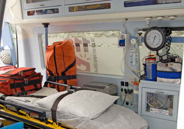 Ambulance equipment - Stock Photo - Images