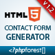 HTML5 AJAX Contact Form Generator - CodeCanyon Item for Sale