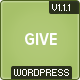 Give: Charity Responsive WordPress Theme - ThemeForest Item for Sale