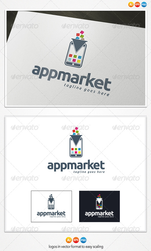 GraphicRiver App Market Logo 4310187 GraphicRiver App Market Logo 4310187