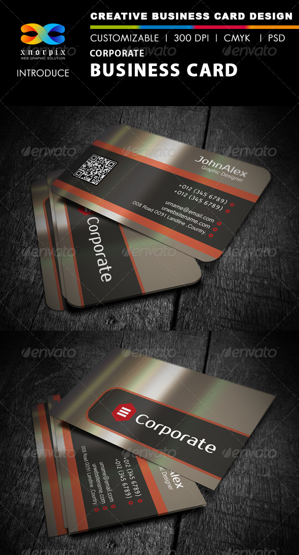 GraphicRiver Metal Business Card 4165719 GraphicRiver Metal Business Card 4165719