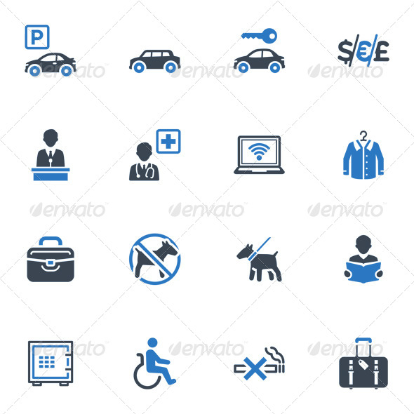 GraphicRiver Hotel Services and Facilities Icons Set 1 Blue 4312237 GraphicRiver Hotel Services and Facilities Icons Set 1 Blue 4312237