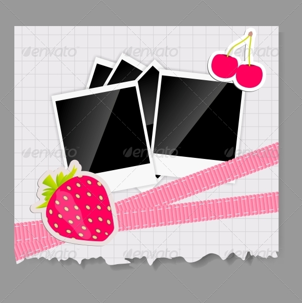 GraphicRiver Scrapbook Elements with Photos Frame 4312692 GraphicRiver Scrapbook Elements with Photos Frame 4312692