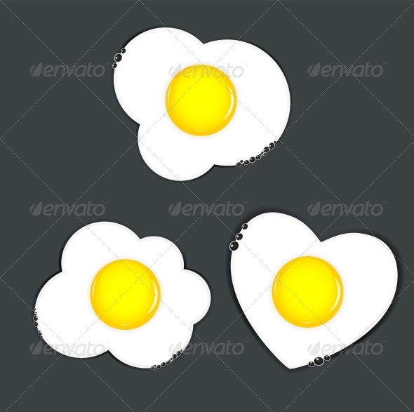 GraphicRiver Fried Eggs Vector Illustration 4317111 GraphicRiver Fried Eggs Vector Illustration 4317111