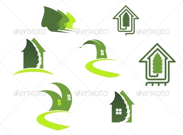 GraphicRiver Green Ecological Symbols 4318071 GraphicRiver Green Ecological Symbols 4318071