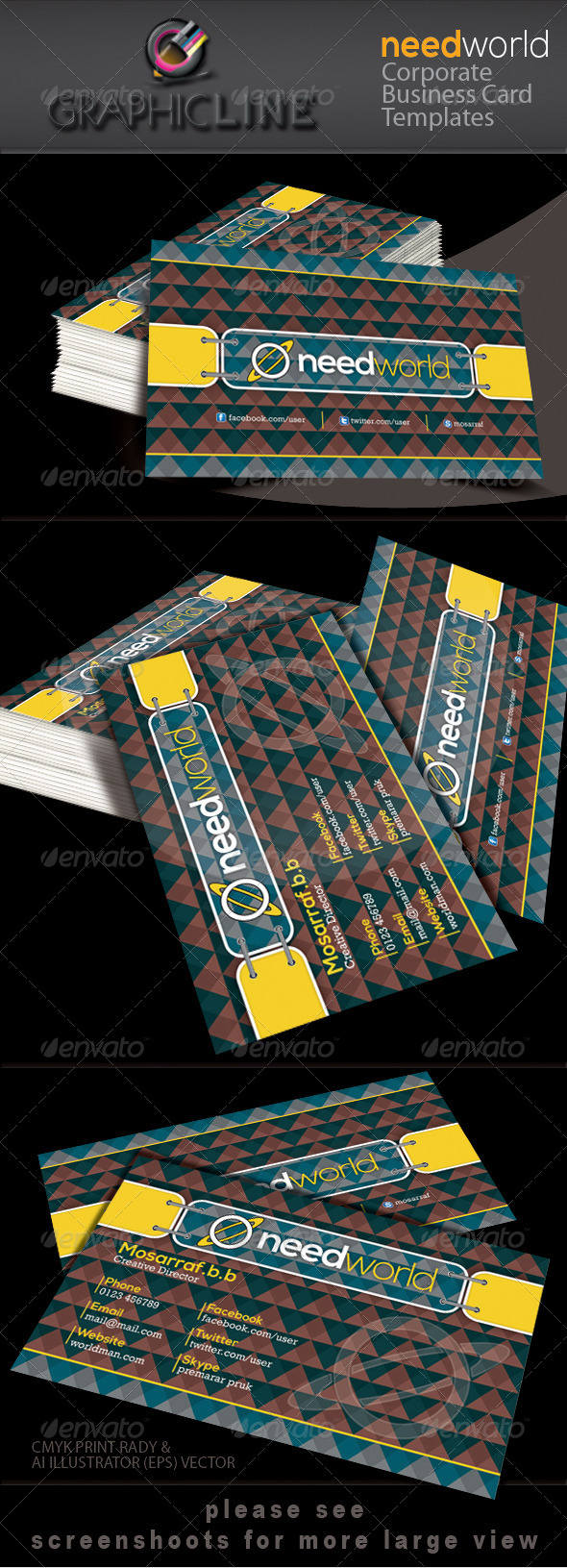 GraphicRiver Need World Corporate Business Card 4325889 GraphicRiver Need World Corporate Business Card 4325889