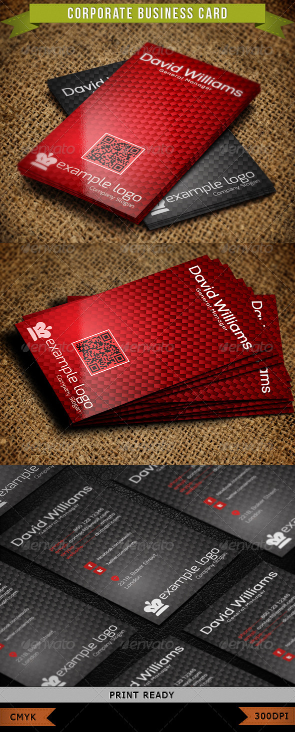 Corporate Business Card 015 - Corporate Business Cards