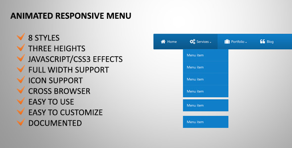 CodeCanyon Animated Responsive Menu 4332950 CodeCanyon Animated Responsive Menu 4332950